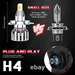 7 inch Round 2 LED H4 Hi/Lo Beam Headlights Chrome for Ford F100 F150 F250 Truck