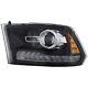 Capa Headlight For 2013-2018 Ram 1500 Driver Side Black Interior