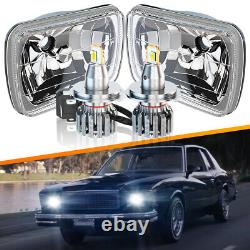 For 1978-1979 Chevy Monte Carlo Sealed Beam Glass Headlights H4 Bulbs H6054