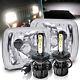 For Chevy Blazer 1995-1997 S10 1994-1997 Dot 4x6 Led Headlight Hi/lo With Drl