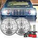 For Dodge D100 D200 D300 Pickup 7inch Round Led Headlights Hi/lo Sealed Beam 2x