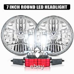 For Dodge Dart 1964-76 Ramcharger 7 Round LED Headlight Hig-Low Beam