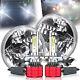 For Hummer H2 2003-2009 Pair Dot 7 Inch Round Led Headlights Drl High/low Beam H