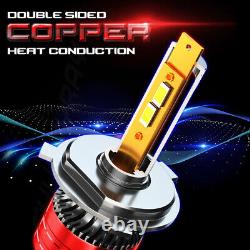 For Hummer H2 2003-2009 Pair DOT 7 inch Round LED Headlights DRL High/Low Beam H