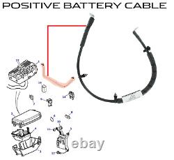 Genuine Factory OEM Jaguar 2001-2010 X-Type Positive Battery Cable C2S46400