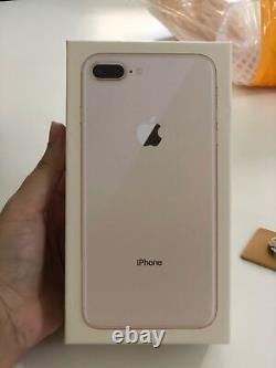 New Apple iPhone 8 Plus 256GB Factory Unlocked Gold Smartphone in Sealed Box