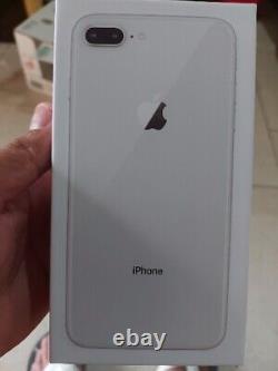 New Apple iPhone 8 Plus Factory Unlocked 64GB Silver Smartphone Sealed Box