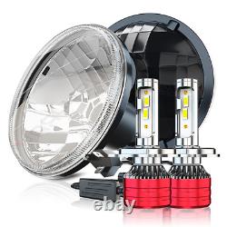 Pair 7 Inch LED Headlight Round HI/LO Sealed Beam for Chevy Pickup Truck 3100