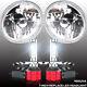 Pair 7 Inch Round Led Headlights Fit 2002-2006 Mercedes Benz W463 G Class Wagon