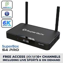 SUPERBOX S4 PRO Voice Control SMART TV BOX PLUS EXTRAS NEW and Factory Sealed