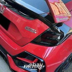 Smoked LED Tail Lights Fits Honda Civic Hatchback / Type R 2017-2021 Rear Lamps