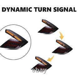 Smoked LED Tail Lights Fits Honda Civic Hatchback / Type R 2017-2021 Rear Lamps