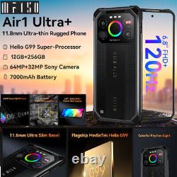 6.8 IIIF150 Air1 Ultra PLUS 4G LTE Robuste Android 12 Mobile Téléphone Cellulaire Débloqué