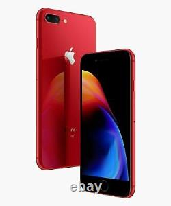 Apple iPhone 8 Plus 64GB Smartphone Rouge Déverrouillé en Usine Neuf Boîte Scellée