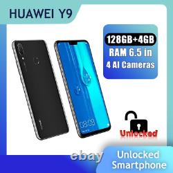 Huawei Y9 Plus 4+128GB Téléphone T-Mobile GSM Débloqué 6.5 pouces 4000mah