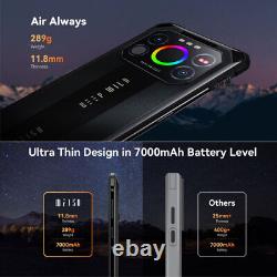 IIIF150 Air1 Ultra PLUS 4G LTE Téléphone Android Robuste Étanche Mobile 120Hz 256G