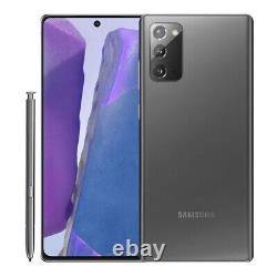 NOUVEAU Samsung Galaxy NOTE20 5G N981U MODÈLE-ÉTATS-UNIS Déverrouillé GSM AT&T T-Mobile Téléphone portable