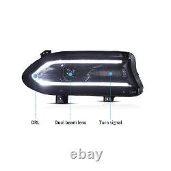 Phare halogène LED DRL projecteur droit passager pour Dodge Charger 2015-2021