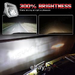 Phares LED 2x H4 5x7 7x6 pouces Haut/Bas s'adaptent à Chevy Express 1500 2500 3500 GMC