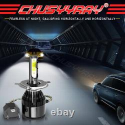 Pour Chevy Chevelle 1971-1973 Paire de phares LED ronds de 7 pouces à faisceau scellé Hi/Lo