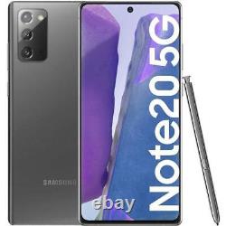 Samsung Galaxy NOTE 20 5G SM-N981U 128 Go Entièrement déverrouillé Téléphone portable Android aux États-Unis