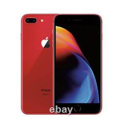 iPhone 8 Plus Apple scellé dans une boîte, déverrouillé en usine, 64 Go, smartphone rouge