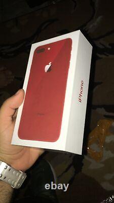 iPhone 8 Plus Apple scellé dans une boîte, déverrouillé en usine, 64 Go, smartphone rouge