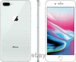 iPhone 8 Plus d'Apple SCELLÉ Débloqué 64 Go Argent Smartphone AT&T T-Mobile Verizon